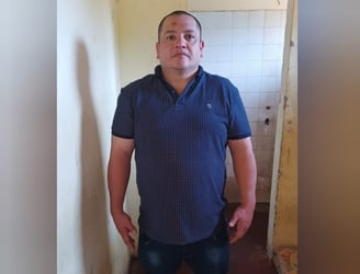 Walter Pintos, el detenido en torno al asalto de casino en el barrio Villa Morra de Asunción.