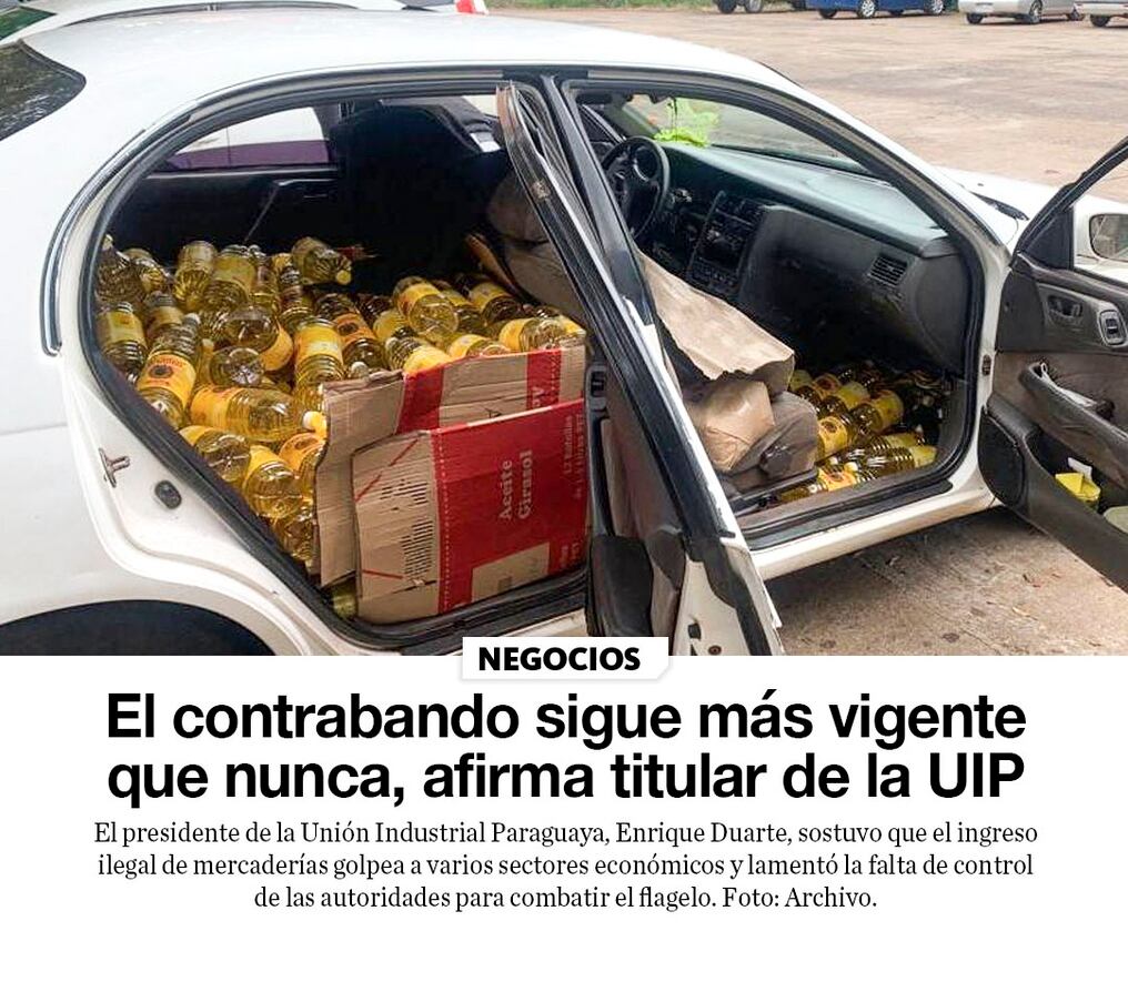 Crece el contrabando de productos argentinos en la frontera con Paraguay -  Primera Edición