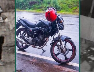 En menos de cinco minutos el ladrón se apoderó de la motocicleta. Foto: Caaguazú Noticias.
