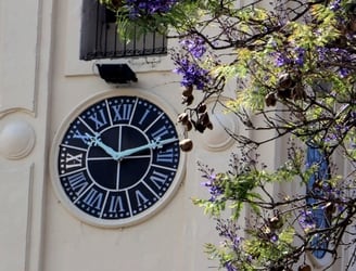 Reloj de la Catedral Metropolitana de Asunción. Foto: IP Paraguay.