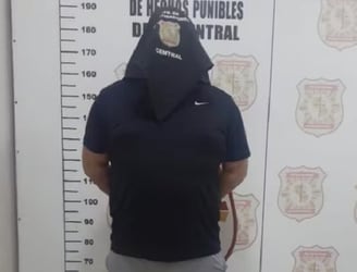 José Enrique Espínola Vargas (34) fue detenido en el barrio Puerto Pabla de Lambaré.