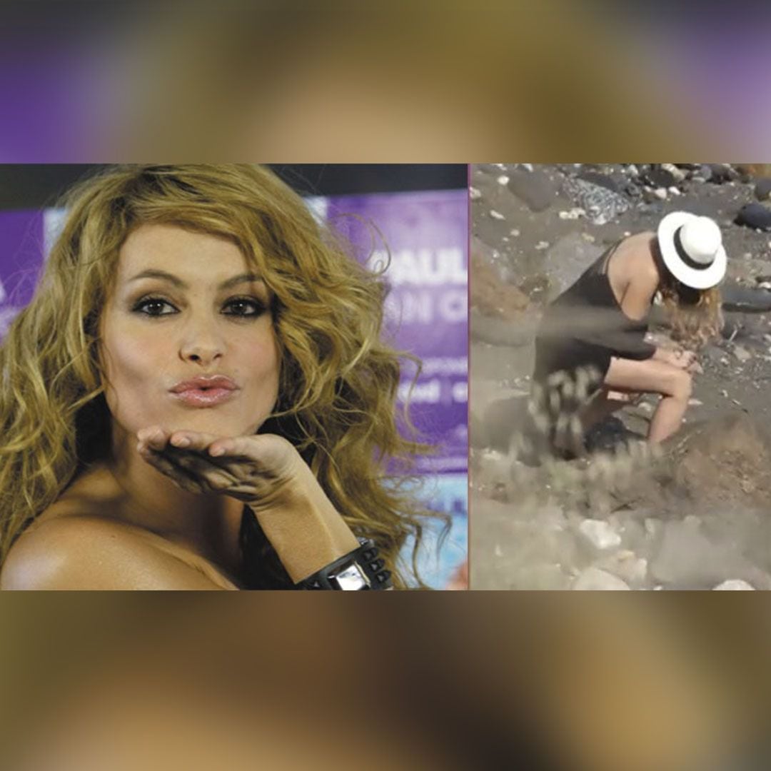 La Nación / Viral: Paulina Rubio hizo “el dos” en la playa