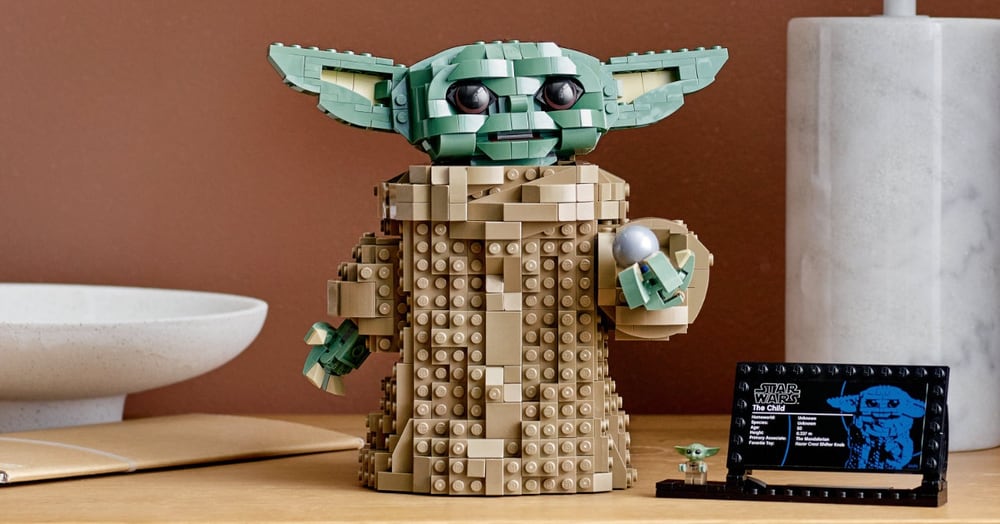 Lego Baby Yoda construí el tuyo y además articulado