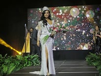 La corona de Miss Universo Paraguay la lleva una modelo argentina. Foto: Eduardo Velásquez