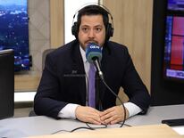 Raúl Latorre, durante una visita a radio Universo 970 AM.