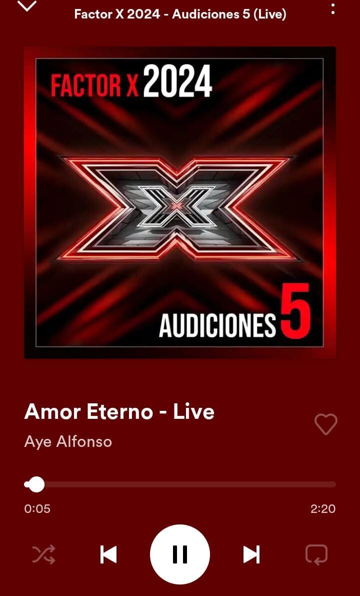 La Nación / La audición de Aye Alfonso en Factor X España ya está  disponible para streaming