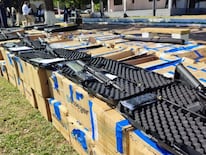 Más de 2.000 armas incautadas durante el Operativo Dakovo fueron donadas a la Policía. Foto: Gentileza