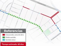 Este es el mapa de las obras que se desarrollarán en el barrio San Pablo.