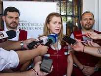 María teresa Barán, ministra de Salud.