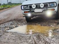 La Ruta Concepción-Pozo Colorado se encuentra en deplorables condiciones. Foto: Concepción al Día.
