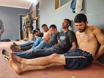 Sicarios detenidos en Canindeyú, supuestamente liderados por Selva Portillo.  Foto: Senad