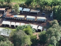 Una granja de criptominería en Guairá, que ahora desata una polémica en el Congreso.