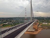 El puente Héroes del Chaco será habilitado en marzo. Foto: Nación Media.