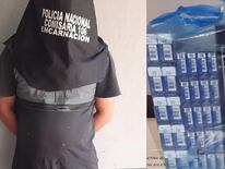 El empleado fue detenido por la supuesta entrega irregular de productos. Foto: Itapua Noticias.