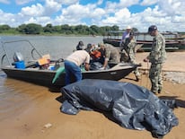La Prefectura Naval confirmó el hallazgo de ambos cuerpos. Foto: Armada Paraguaya.