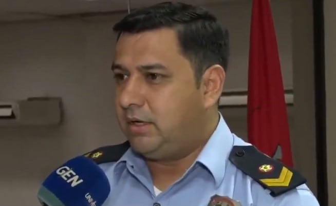 El suboficial mayor Javier Melgarejo, asesor jurídico de la Dirección de Seguridad o sistema 911, explicó el alcance de la normativa cuya implementación se prevé para el próximo mes. Foto: Captura de pantalla