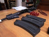 Armas incautadas durante la operación Dakovo. Foto: @MinPublicoPy