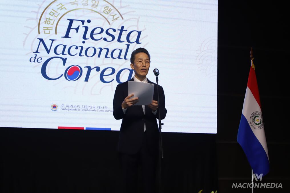 El embajador Chan-sik Yoon, remarcó que el comercio bilateral entre Paraguay y Corea, “anda bien”, pero todavía “tenemos gran hambre para aumentarlo. Foto: Cristóbal Núñez