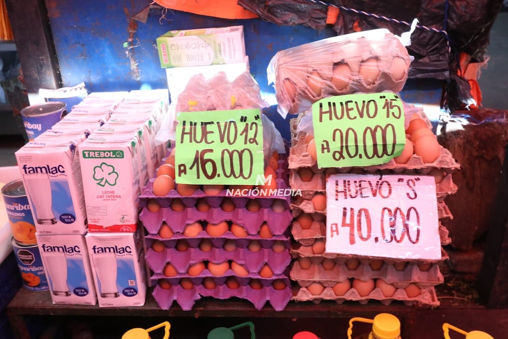 Según el Índice de Precios al Consumidor (IPC) se observó un aumento en la agrupación de alimentos, como lácteos y huevos.Foto: Cristóbal Núñez