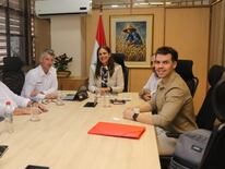 Reunión de autoridades con los inversores argentinos. Foto: Gentileza.