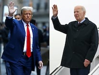 Donald Trump y Joe Biden se enfrentarán en las presidenciales. Foto: AFP