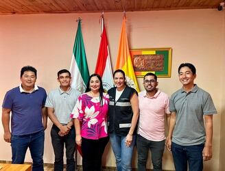 Los intendentes se reunieron con la ministra de Obras, Claudia Centurión. Foto: Gentileza.